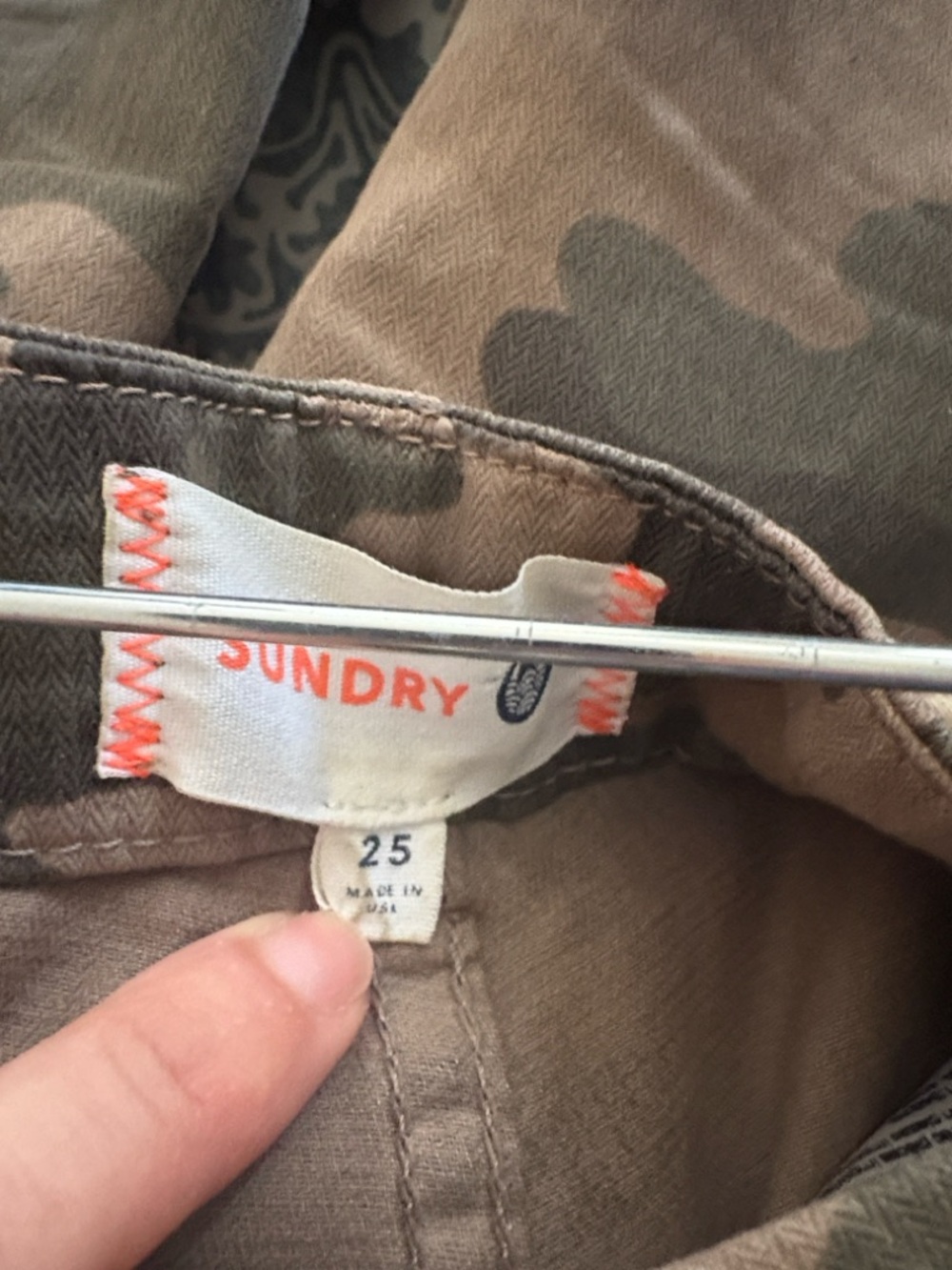 Sundry Camo Drawstring Pants - Picture 4 of 4